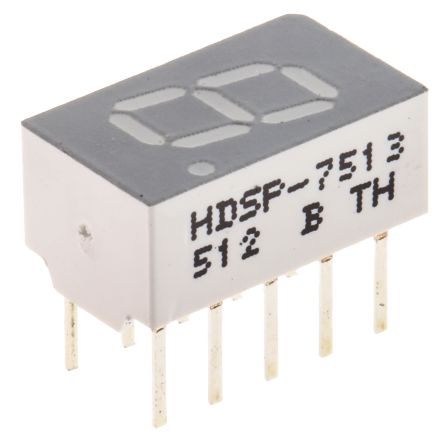 Broadcom Afficheur LED Rouge à Cathodes Communes,, HDSP-7513 626 Nm