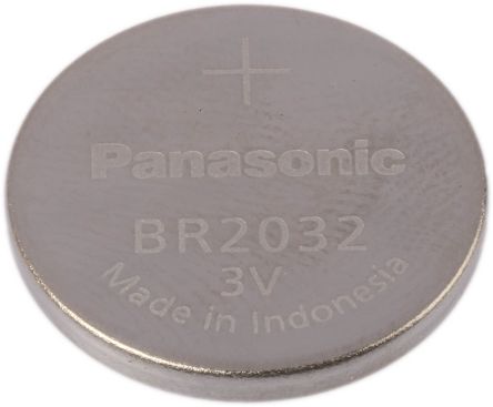 BR-2032/BN Panasonic | Panasonic BR Button Battery, BR2032, 3V, 20mm ...