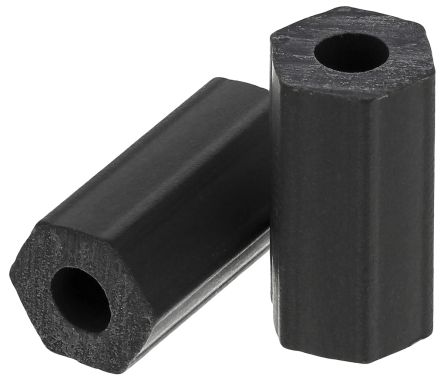 Essentra PVC Sechskant Distanzhülse, Ø 2.8mm, Länge 12.7mm