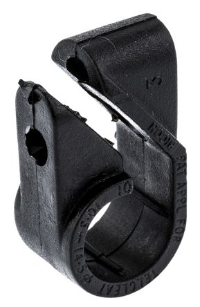 Prysmian Abrazadera De Cable, Negro, Polietileno (PE),, Tuerca, Mazo De Cables 14.5mm, 32 X 12 X 18mm