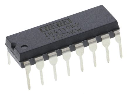 Texas Instruments Amplificateur D'instrumentation, ±15V 2.5MHz, 106dB, PDIP 16 Broches