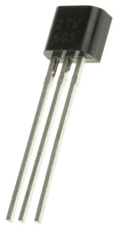DiodesZetex Transistor Darlington, NPN, 1 A, 120 V, E Ligne, Traversant, 3 Broches
