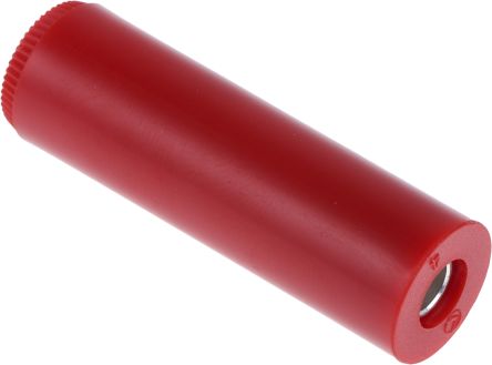 Hirschmann Test & Measurement Red Cable Socket,4mm