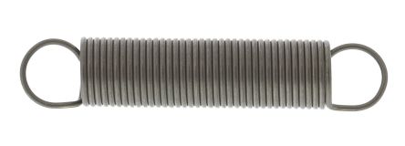 RS PRO Steel Extension Spring, 66.2mm X 13mm