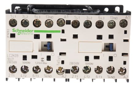 Schneider Electric 可逆接触器, LC2K系列, 3极, 触点9 A, 触点电压690 V 交流