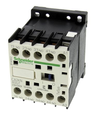 Schneider Electric Contactor TeSys K CA2KN, 4 NA, 10 A