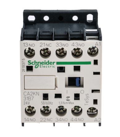 Schneider Electric TeSys K CA2KN Steuerrelais 3 Schließer + 1 Öffner / 10 A, 58mm X 45mm