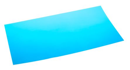 RS PRO PET塑料垫片, 457mm长 x 305mm宽 x 0.05mm厚, 蓝色