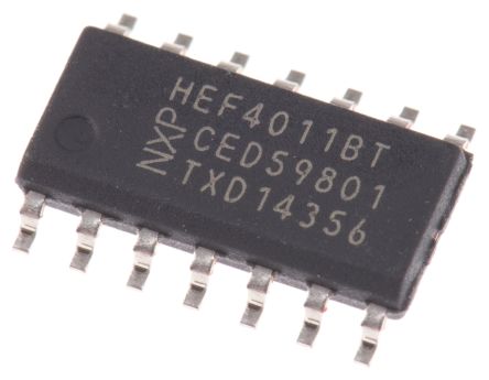 Nexperia Logikgatter, 4-Elem., NAND, 4000, 3.6mA, 14-Pin, SOIC, 2