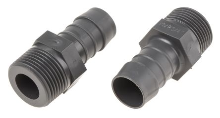 RS PRO Schlauchanschluss 19mm 3/4Zoll-Gewinde Nylon Stecknippel