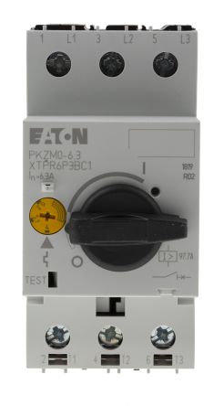 Eaton PKZM 0 Motorschutzschalter, 4 → 6,3 A 690 V Ac 93mm X 45mm