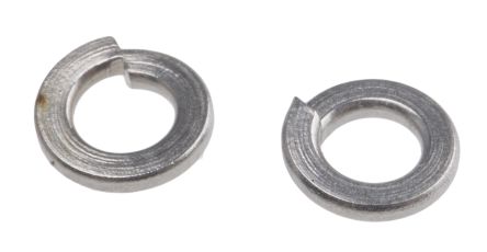 A2 304 Stainless Steel Locking Washers, M10, DIN 7980 RS Stock