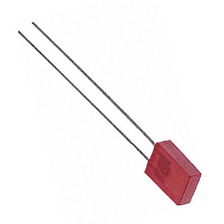 Broadcom LED Rouge, Traversant, Rectangulaire, 1,9 V