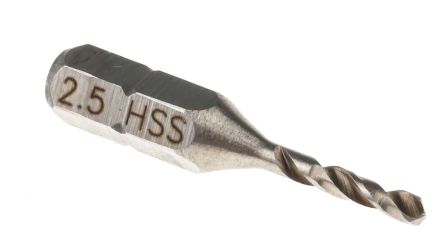 RS PRO HSS Spiralbohrer 2.5mm
