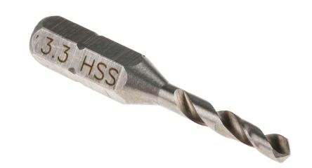 RS PRO HSS Spiralbohrer 3.3mm