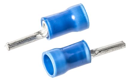 TE Connectivity, PLASTI-GRIP Insulated, Tin Crimp Pin Connector, 1mm² To 2.5mm², 16AWG To 14AWG, 1.8mm Pin Diameter,