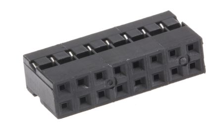 HARWIN M22-30 Steckverbindergehäuse Buchse 2mm, 16-polig / 2-reihig Gerade Für Steckverbinder, Serie M22