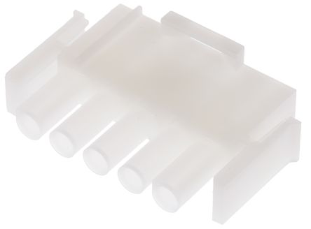 TE Connectivity Universal MATE-N-LOK Steckverbindergehäuse Stecker 6.35mm, 5-polig / 1-reihig Gerade, Tafelmontage Für