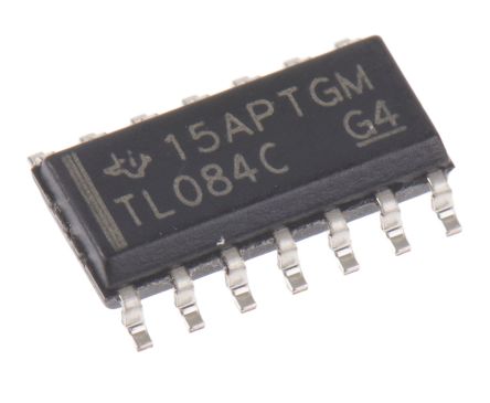 Texas Instruments Operationsverstärker SMD SOIC, Biplor Typ. ±12 V, ±15 V, ±5 V, ±9 V, 14-Pin