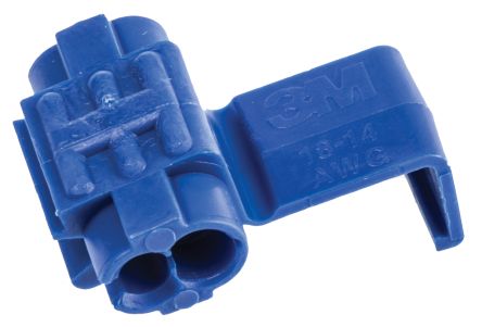 3M Scotchlock 560B Kabelspleißverbinder, Abzweigverbinder, Blau, 18 → 16 AWG, Ø 13.46mm, Ges.L 20.32mm, 14AWG