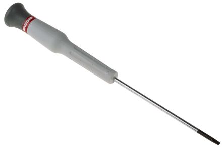 Facom Slotted Precision Screwdriver, 2.5 Mm Tip, 75 Mm Blade, 157 Mm Overall