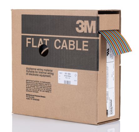 3M Cable Plano 3302 De 50 Conductores, Paso 1.27mm, Long. 30m, Anch. 63,5 Mm