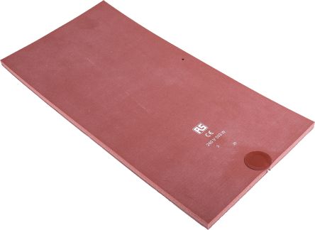 RS PRO Tapis Chauffant En Silicone Rectangle, 240 V C.a., 533 W, 200 X 400mm