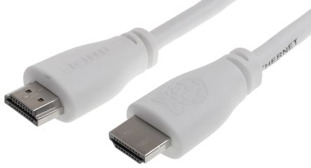 Raspberry Pi Cable HDMI A HDMI De 2m De Color Blanco