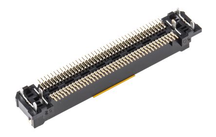 Hirose Conector Macho Para PCB Serie FunctionMAX FX18 De 80 Vías, 2 Filas, Paso 0.8mm, Para Soldar, Montaje Superficial