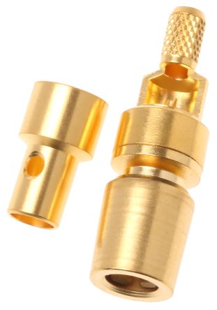 Binder, Jack Cable Mount SMB Connector, 50Ω, Solder Termination, Straight Body