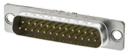 HARTING D-Sub Standard Sub-D Steckverbinder Stecker, 25-polig / Raster 2.76mm, Durchsteckmontage Lötanschluss