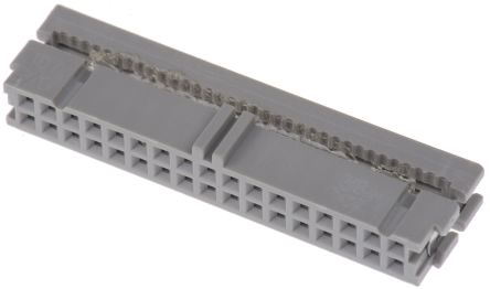 3M Connecteur IDC Femelle, 34 Contacts, 2 Rangées, Pas 2.54mm, Montage Sur Câble, Série 3000