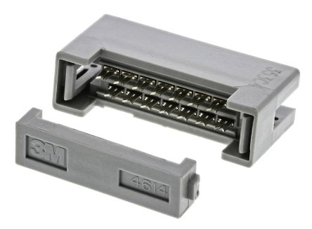 3M Connecteur IDC, 14 Contacts, 2 Rangées, Pas 2.54mm, Montage Sur Câble, Série 4600