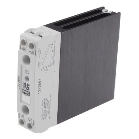 RS PRO Solid State Relay, 20 A Load, DIN Rail Mount, 530 V Rms Load, 32 V Dc Control