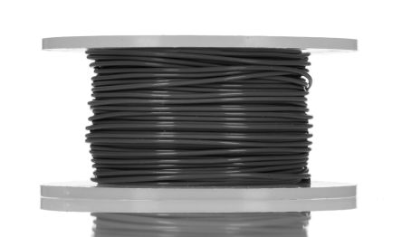 Alpha Wire Einzeladerleitung 0,13 Mm², 26 AWG 30m Schwarz PVC Isoliert Ø 1.3mm 7/0,16 Mm Litzen UL1007