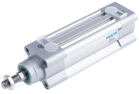 Festo DSBC 1376424, G 1/8 Pneumatikzylinder Doppeltwirkend, Bohrung Ø 32mm / Hub 50mm, Bis 12 Bar