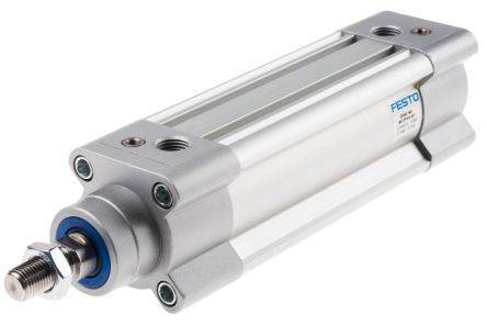 Dsbc 40 80 Ppva N3 Festo Pneumatic Cylinder 40mm Bore 80mm Stroke Dsbc Series Double Acting Rs Components