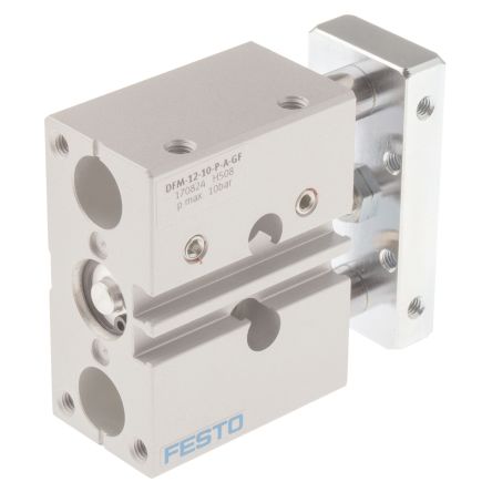 Festo 费斯托 带导杆气缸, DFM 系列, 12mm口径, 10mm行程