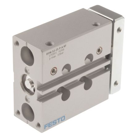 Festo 费斯托 带导杆气缸, DFM 系列, 12mm口径, 25mm行程