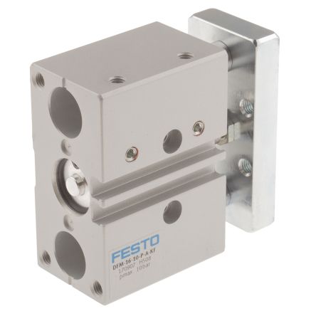Festo 费斯托 带导杆气缸, DFM 系列, 16mm口径, 10mm行程