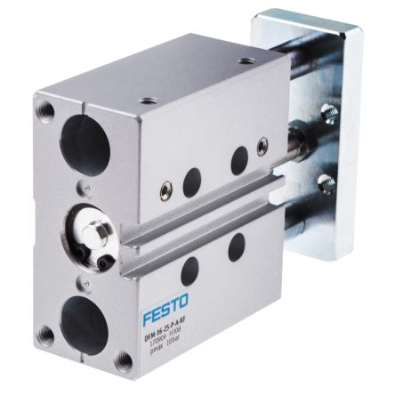 Festo 费斯托 带导杆气缸, DFM 系列, 16mm口径, 25mm行程