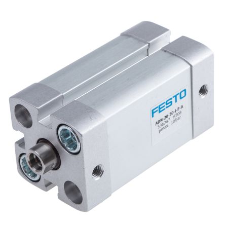 Festo Pneumatic Cylinder - 536247, 20mm Bore, 30mm Stroke, ADN Series, Double Acting