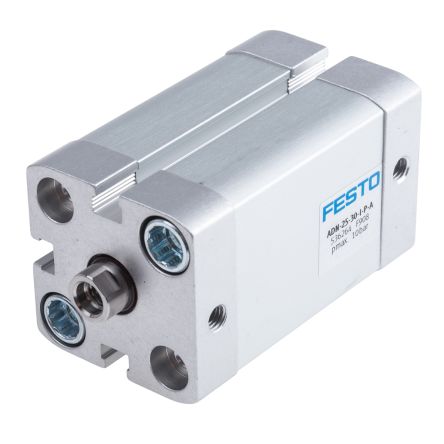 Festo Pneumatic Cylinder - 536264, 25mm Bore, 30mm Stroke, ADN Series, Double Acting