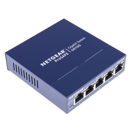 GS105UK | Netgear ProSAFE GS105 5 Port Gigabit Ethernet Switch | Netgear