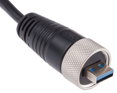 RS PRO USB-Kabel, USBA / USBA, 2m USB 3.0 Schwarz