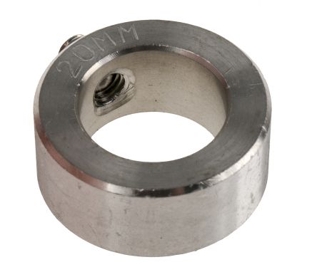 RS PRO 轴环, 20mm轴直径, 一件, 紧定螺钉, 耐腐蚀, 不锈钢, 32mm外径, 14mm宽度