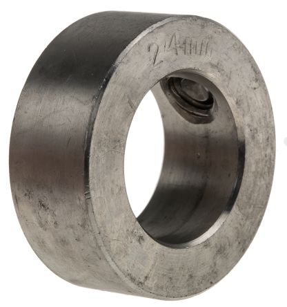 RS PRO 轴环, 24mm轴直径, 一件, 紧定螺钉, 耐腐蚀, 不锈钢, 40mm外径, 16mm宽度