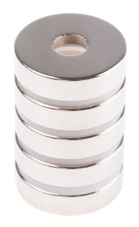 Eclipse Neodym Magnet, Ring, 20mm Bohrung X 5mm, L. 6mm