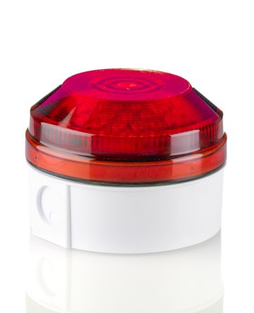 Moflash Indicador Luminoso Serie LED195, Efecto Intermitente, LED, Rojo, Alim. 85 → 280 Vac, 85 → 380 Vdc