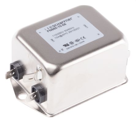WIT Schaffner FN610 Series 20A 250 V AC//DC DC a 400Hz Chassis Mount RFI FILTER